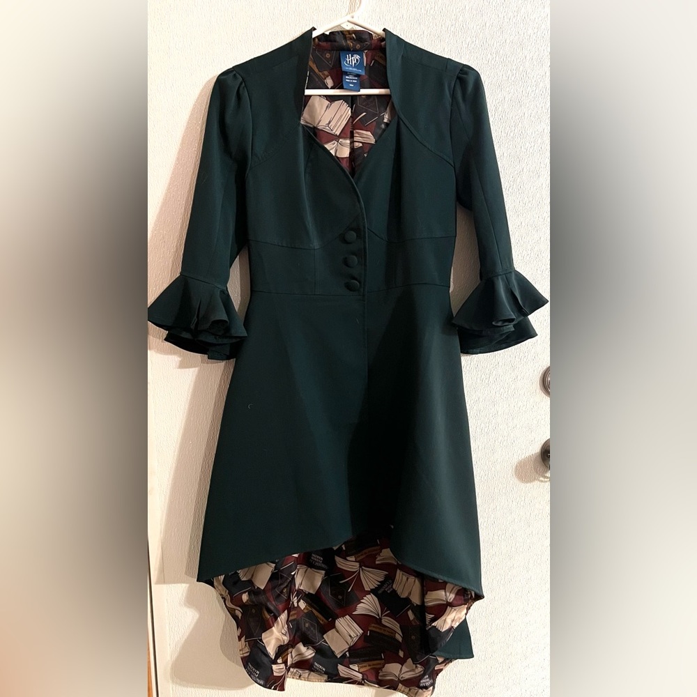 HARRY POTTER x HOT TOPIC  Overcoat Jacket Steampunk Dress Size S NWOT